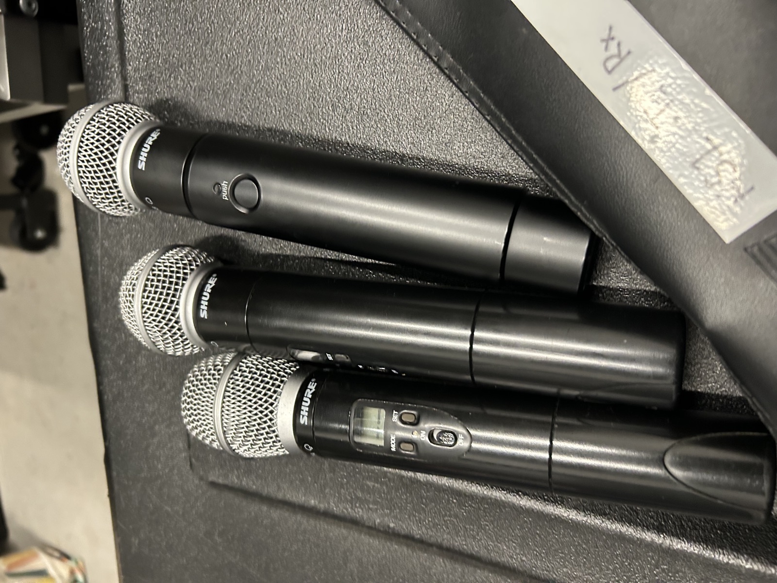 Wireless transmitter mics