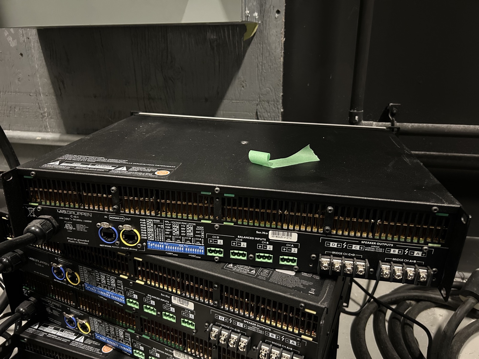 4 Channel Amp. with Nomadlink Network Monitoring